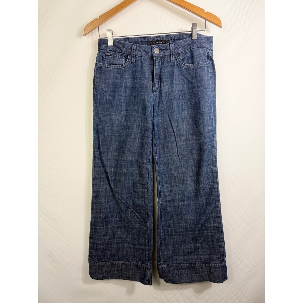 Joe's Jeans Womens 28 Blue Wide Leg Muse Knightly Wash 100% Cotton USA Made